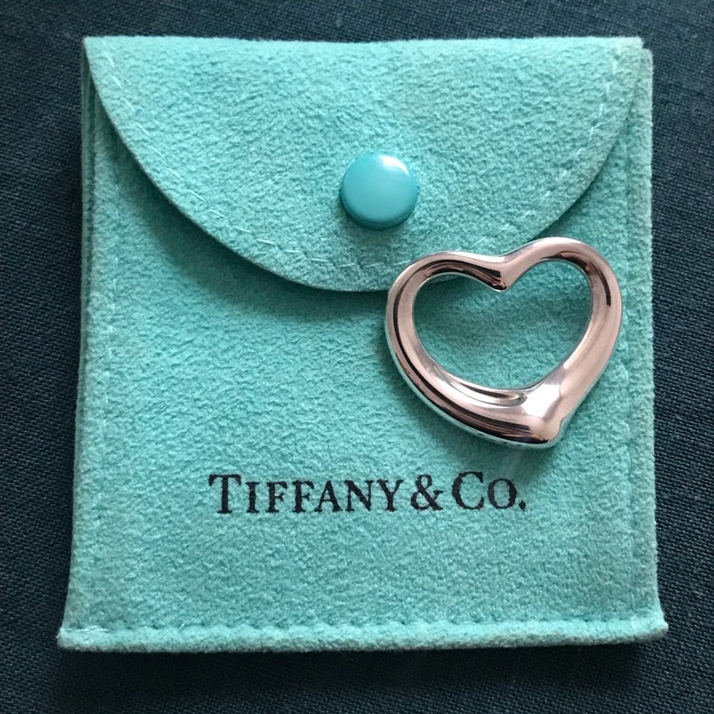 Elsa Peretti Open Heart Tiffany and Co. Pendant